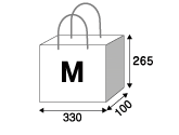 海外生産紙袋　Mサイズ