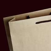 海外生産紙袋　カジュアルタイプ　未晒クラフト紙