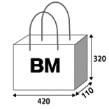 短納期プラン紙袋(国内生産)・手提げ袋 BMJサイズ