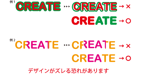 オリジナル　ポリ袋　版ズレについて