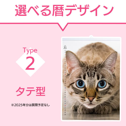 暦タイプ:タテ型 暦タイプ:タテ型