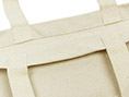 キャンバスバッグ　トートSワイド　ナチュラル：縫製品