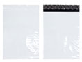 宅配袋（透け防止／テープ付）平袋Mサイズ　白　LDPE：幅260x高さ330mm　ベロ50mm