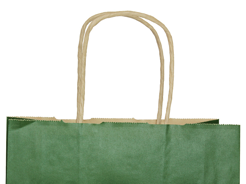 袋本体と同じくクラフト素材の紙紐を使用。