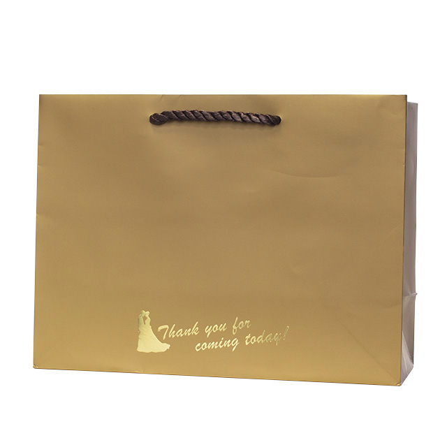 男女兼用 紙袋 TANOSEE 紙手提袋 丸紐マチ広・大 ヨコ350×タテ440×マチ幅210mm 茶無地 1(300枚：50枚×6パック) 