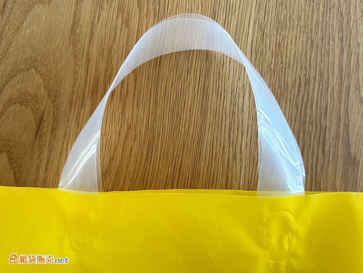 ポリバッグの持ち手はループハンドル