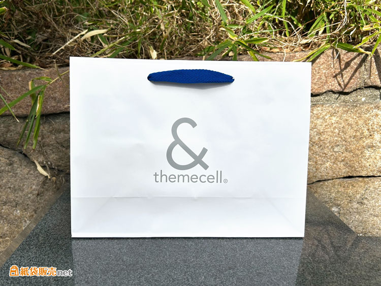 1色印刷でシンプルかつ洗練されたオリジナル紙袋