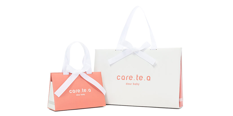 ベビースキンケア用のオリジナルギフト袋