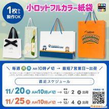 年内納品可能なオリジナル紙袋製作プランのスケジュール2025