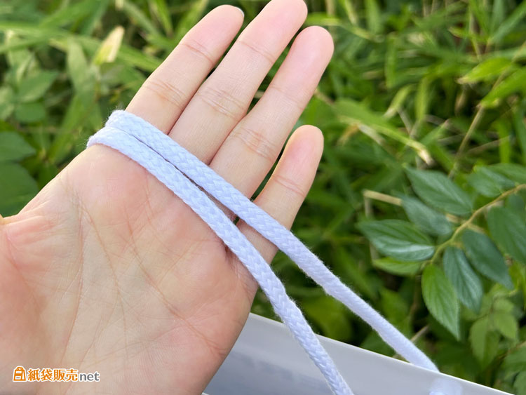 紙袋販売netで人気No.1のハンドル「アクリルスピンドル紐」