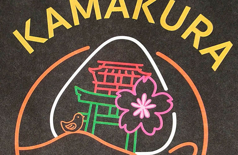 晒クラフト紙に4色カラー(CMYK)印刷