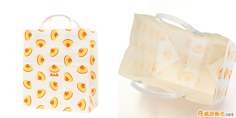 ベーグルとサーターアンダギー専門店様のテイクアウト用紙袋