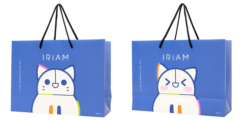 Vtuberアプリ会社の紙袋
