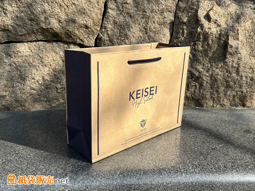 学校案内や資料配布用に最適なMJサイズのオリジナル紙袋