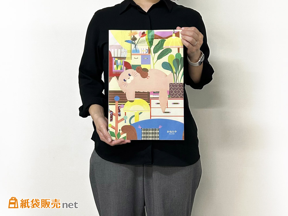 A4対応で配布物に最適な手穴平袋