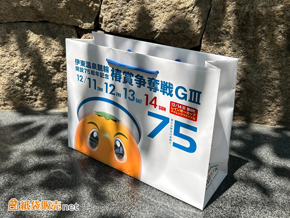 全面フルカラー印刷だから実現できる迫力のデザインのオリジナル紙袋